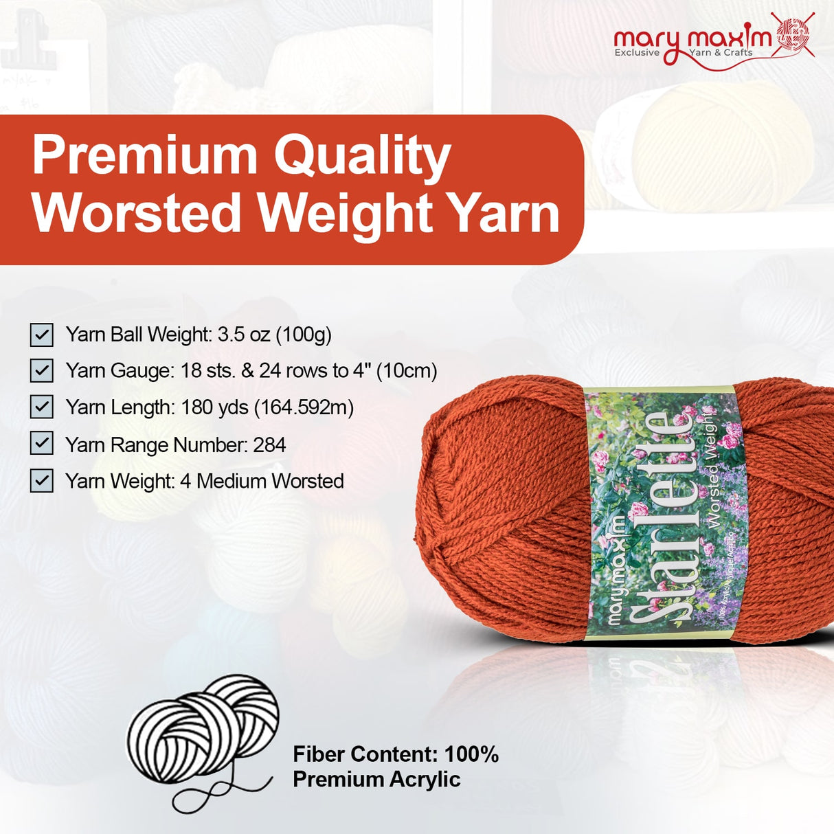 Mary Maxim Starlette Yarn