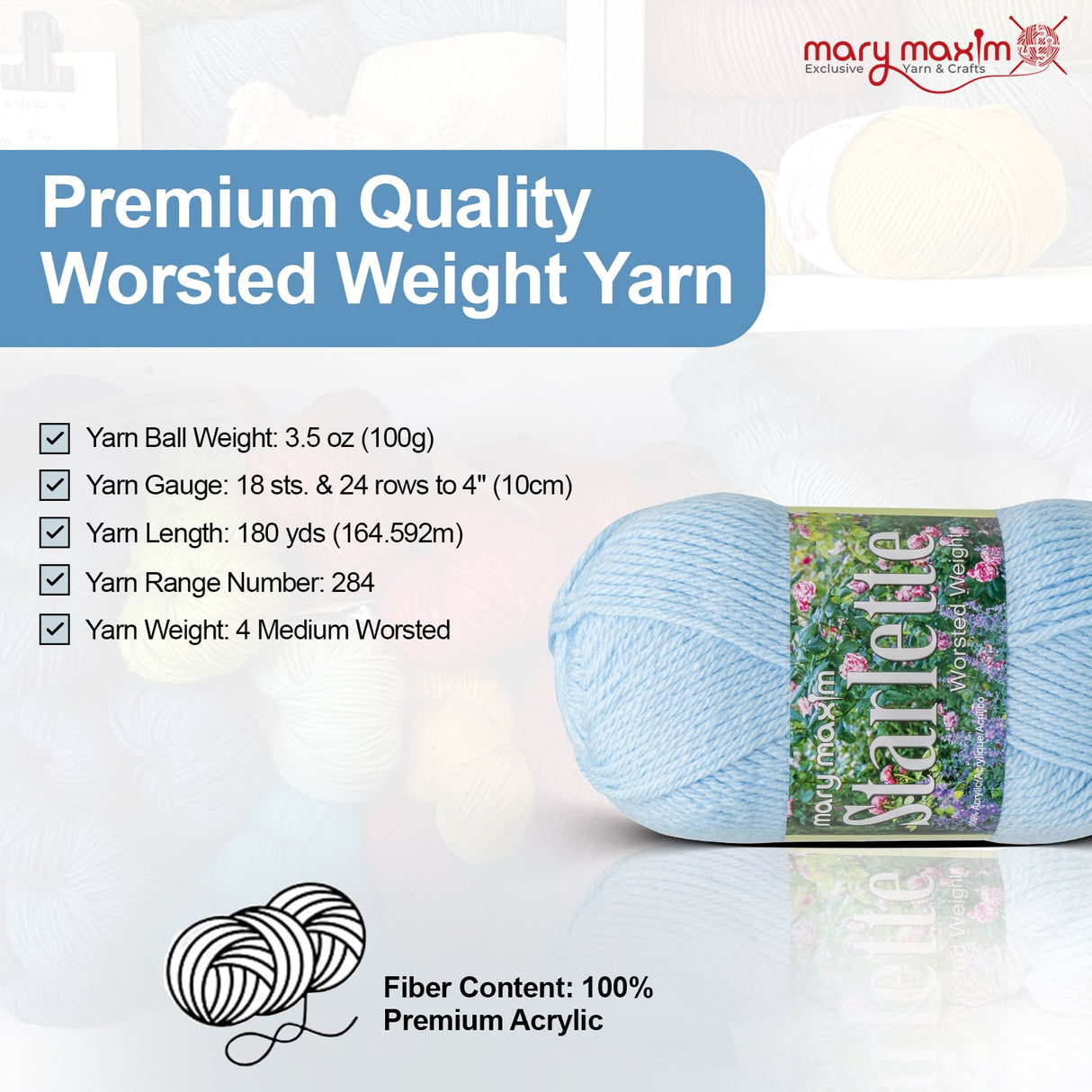 Mary Maxim Starlette Yarn