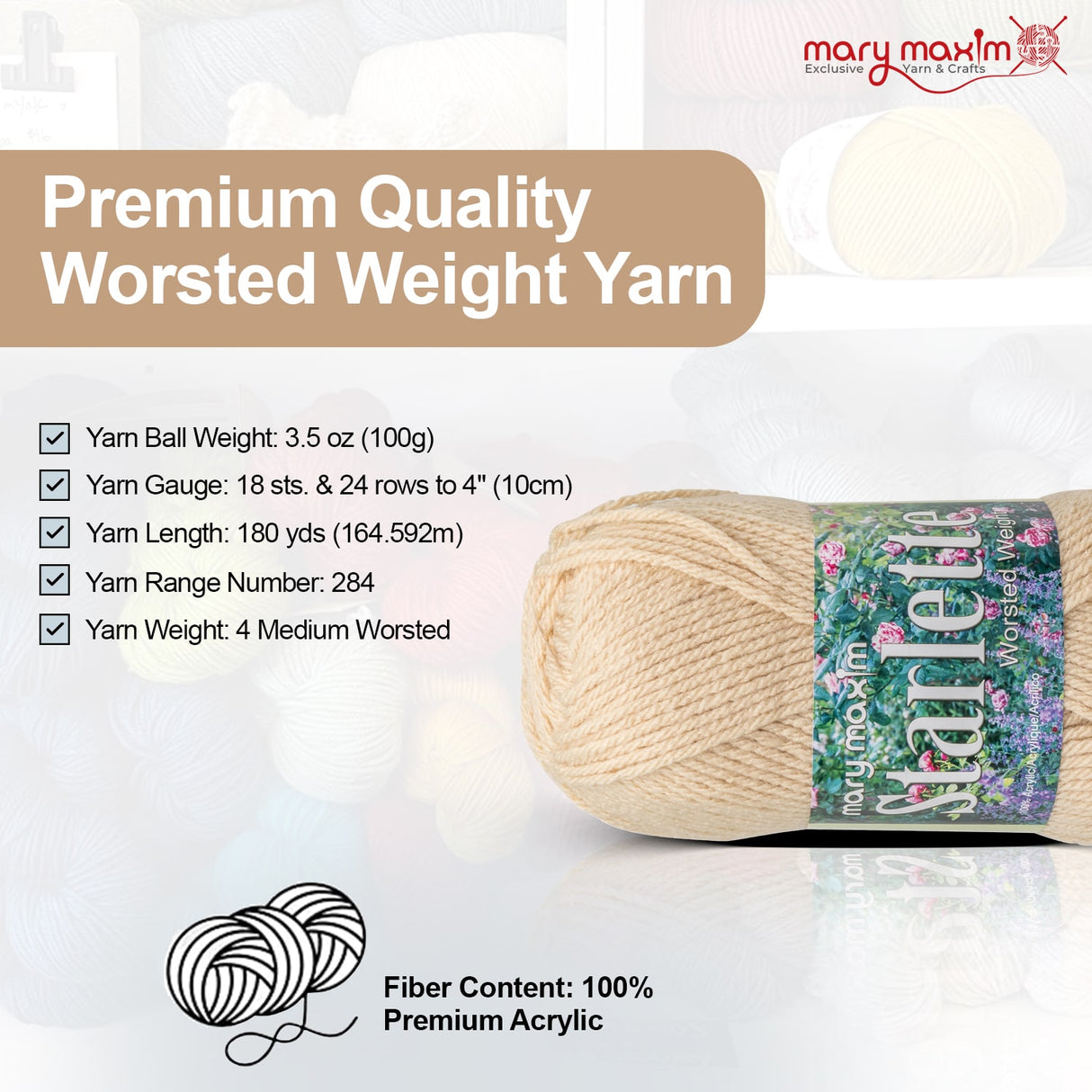 Mary Maxim Starlette Yarn