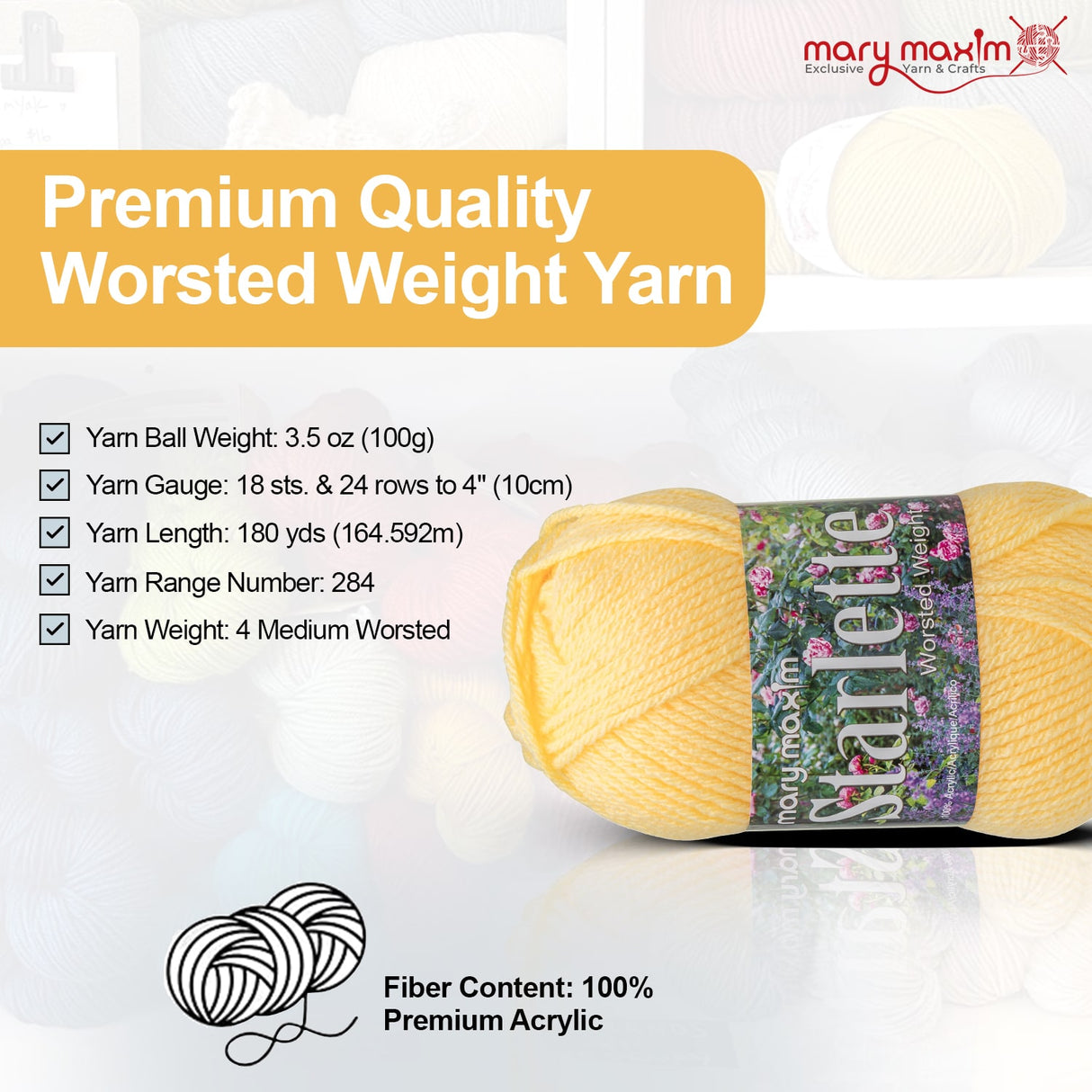 Mary Maxim Starlette Yarn