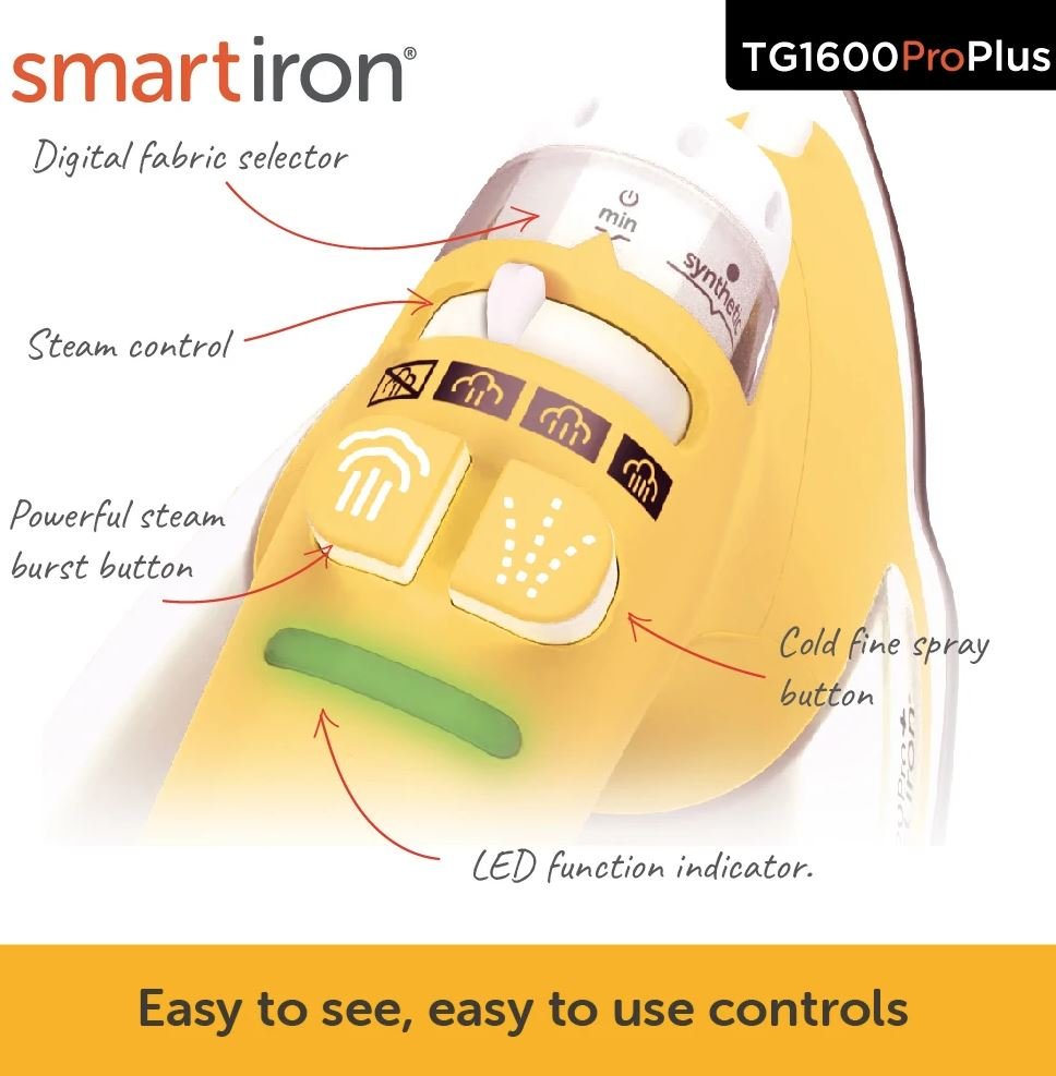 oliso Smart Iron TG1600ProPlus - Yellow