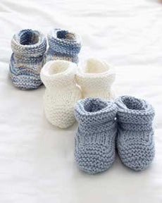 Free Baby Booties Knit Pattern