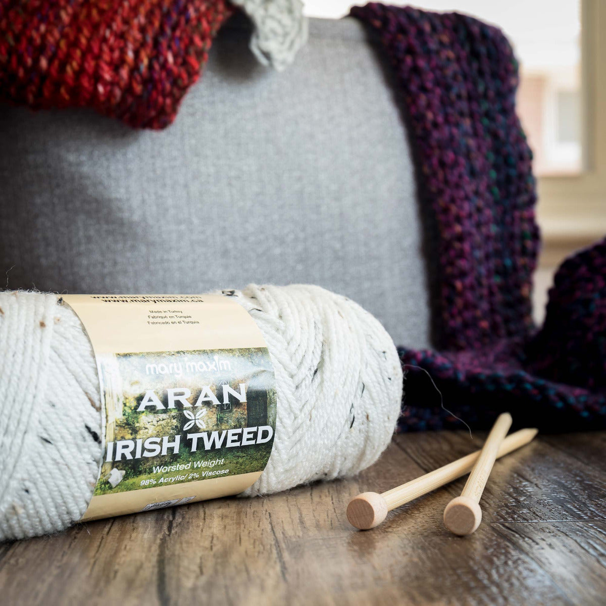 Mary Maxim Aran Irish Tweed Yarn