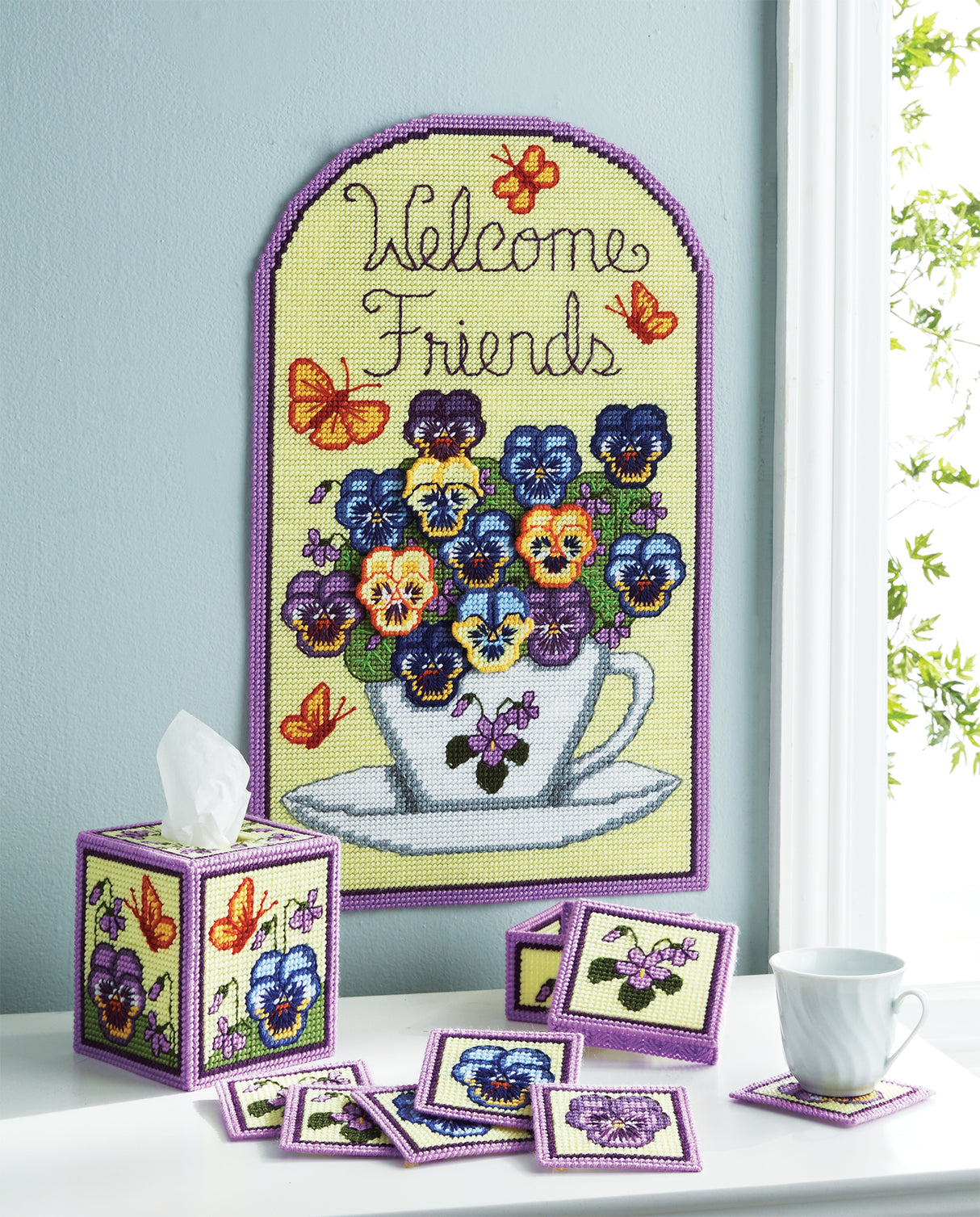 Ensemble de toile en plastique Teatime Pancy