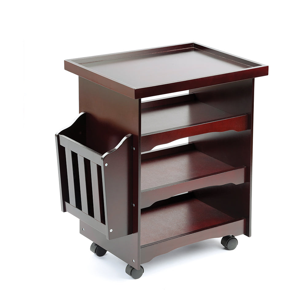Wooden Multipurpose Rolling Cart