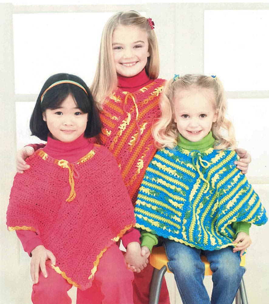 Modèle de poncho en coton Brights