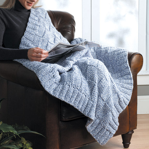 Crochet Basketweave Throw