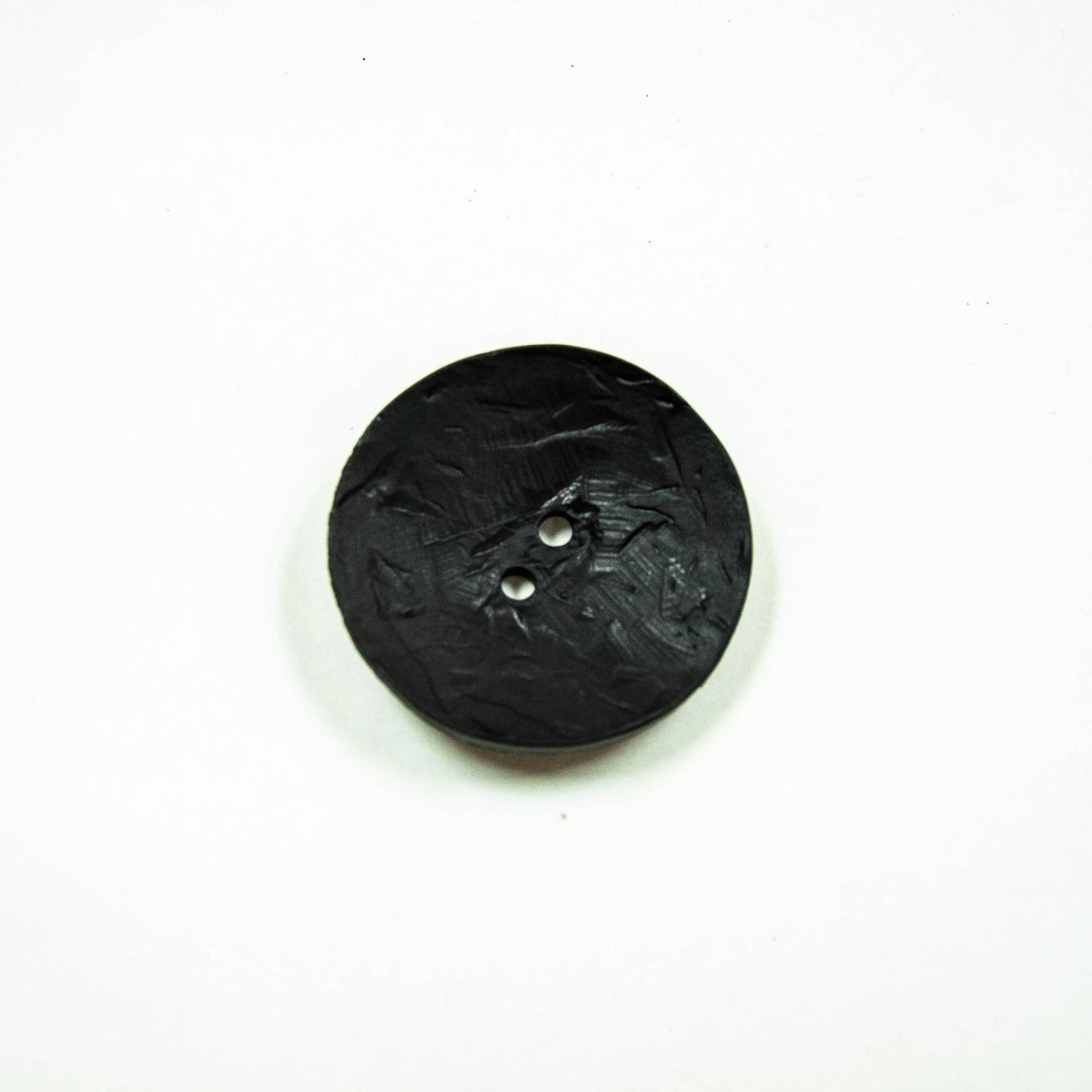 Round Button Black 2.25"