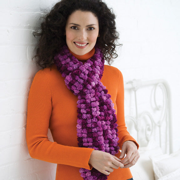 Free 2 Ball Scarf Knit Pattern