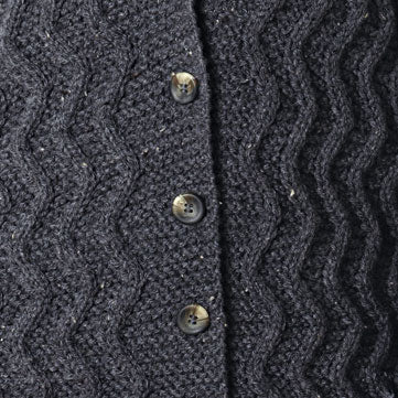 Boutons Gris Lot de 6