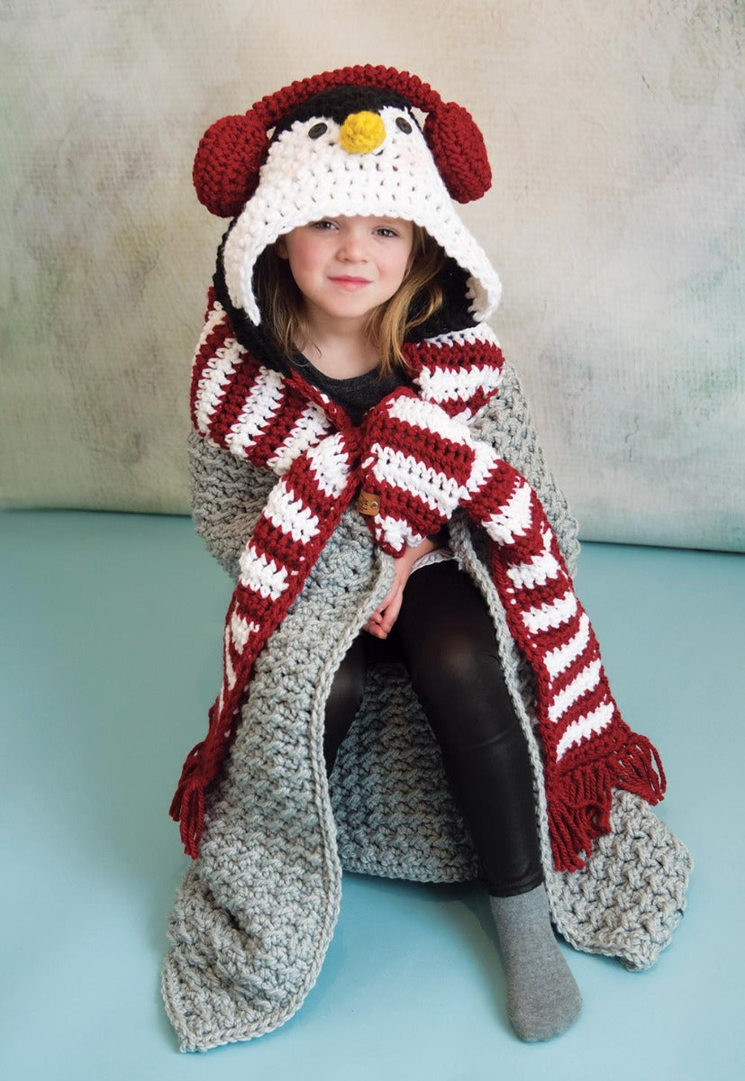 Penguin Hooded Blanket