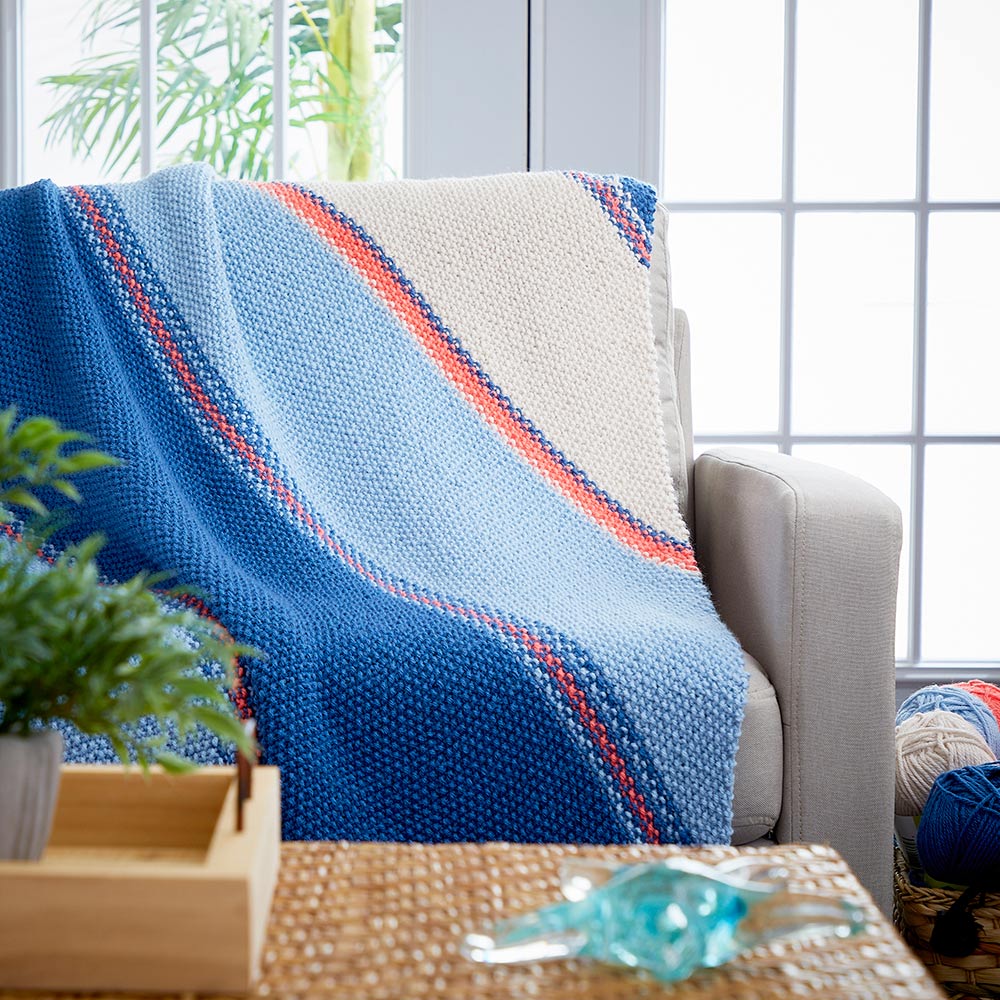 Seeded Corner to Corner Blanket