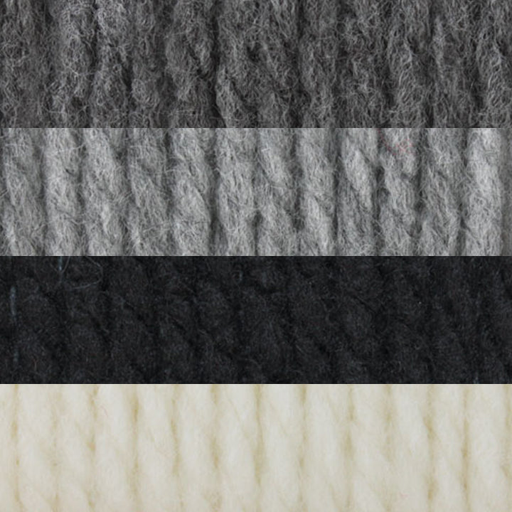 Couverture tricotée à rayures simples