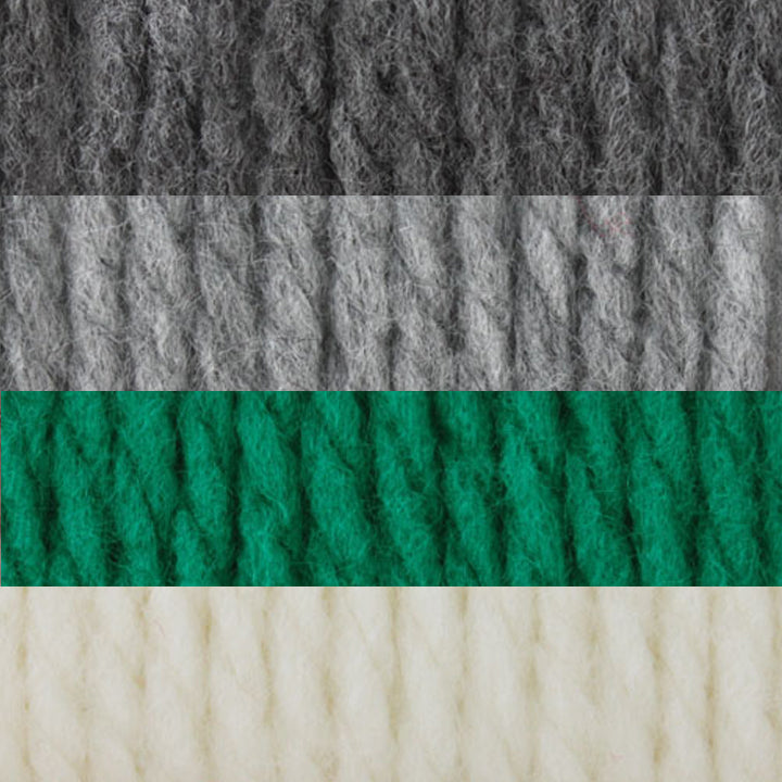 Couverture tricotée à rayures simples