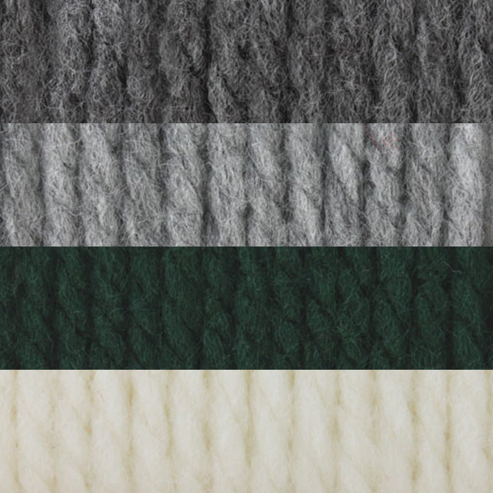 Couverture tricotée à rayures simples