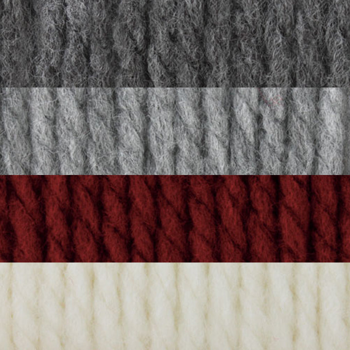 Couverture tricotée à rayures simples