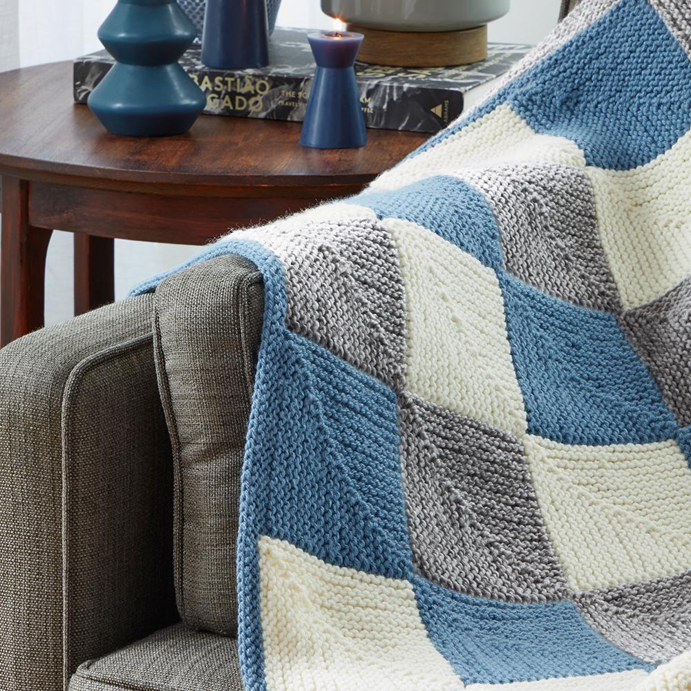 Hazy Blues Blanket