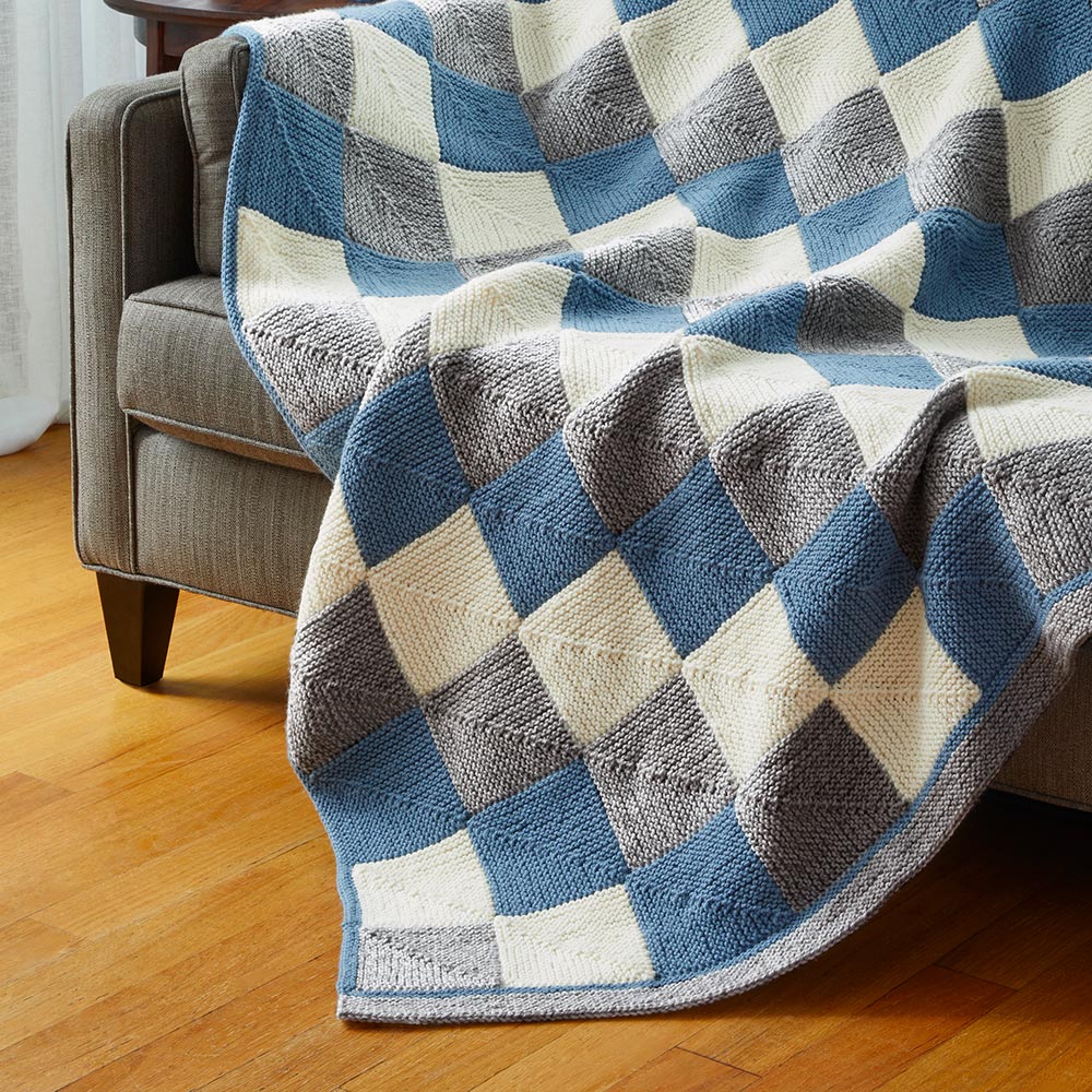 Hazy Blues Blanket