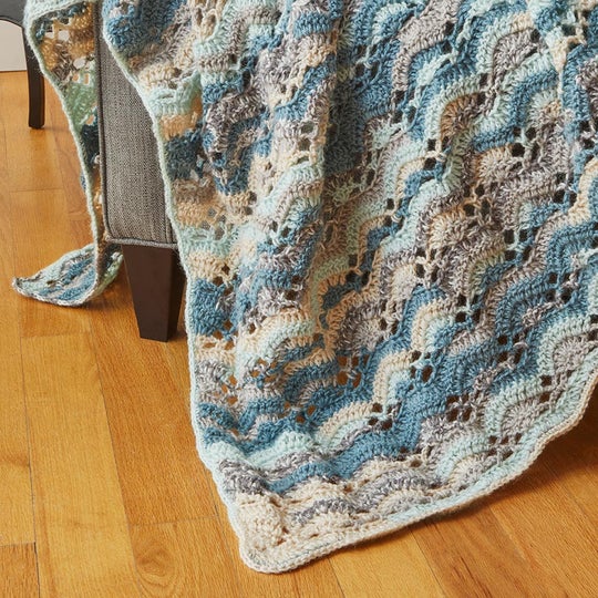 Waterfall Ripple Afghan