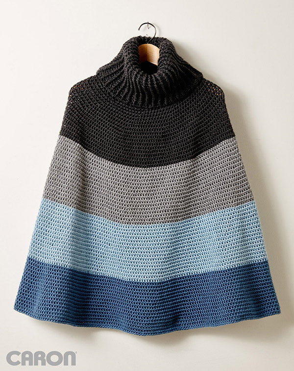 Poncho à capuche douillet