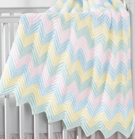 Ripples of Color Blanket Pattern