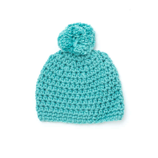 Free Quick Pompom Hat Pattern