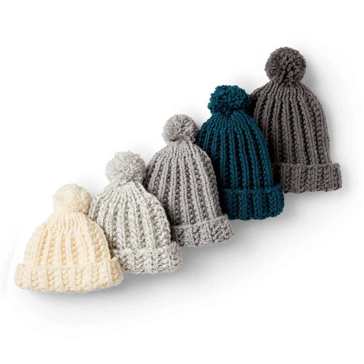 Free Basic Knit Ribbed Family Hat Pattern – Mary Maxim Ltd