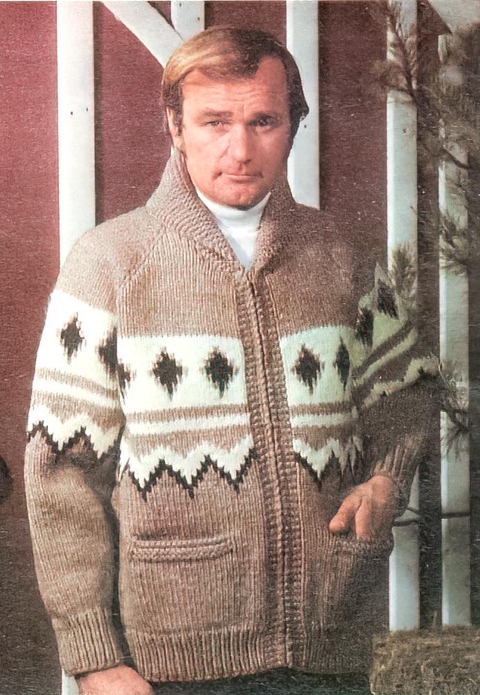 Ladies' and Youths' Saranac Cardigan Pattern