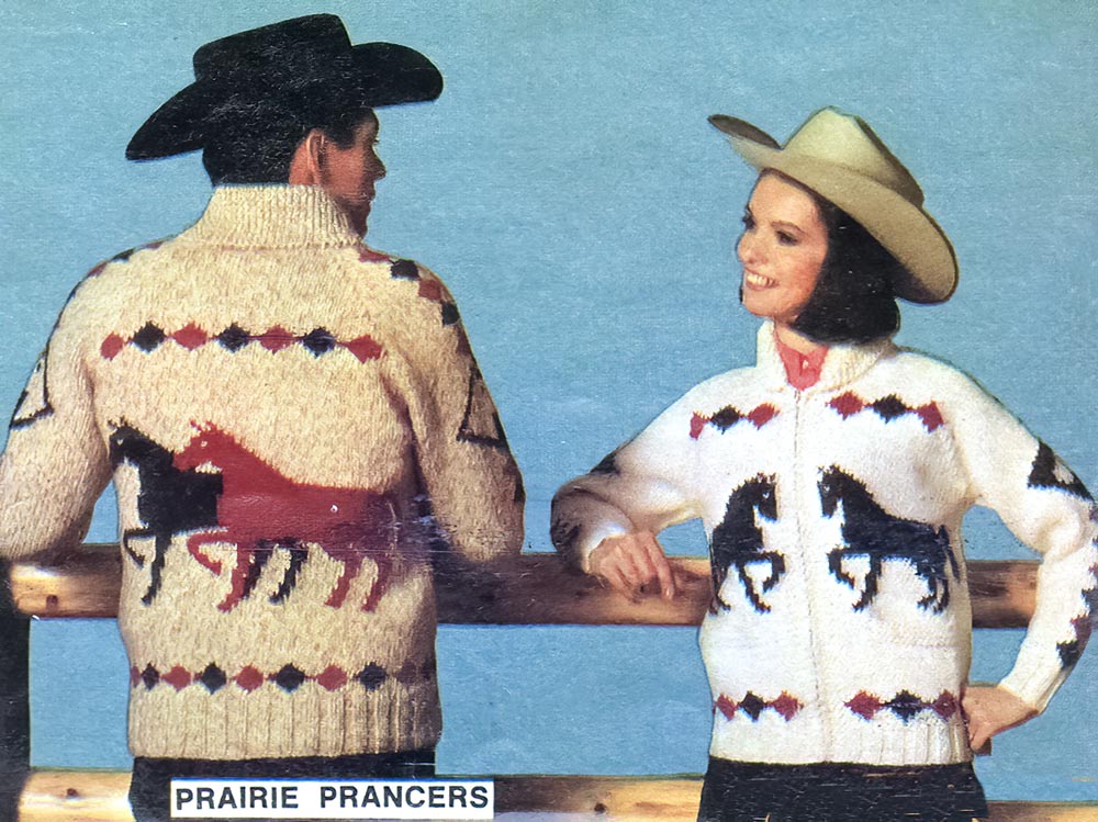 Patron de cardigan pour homme Prairie Prancers