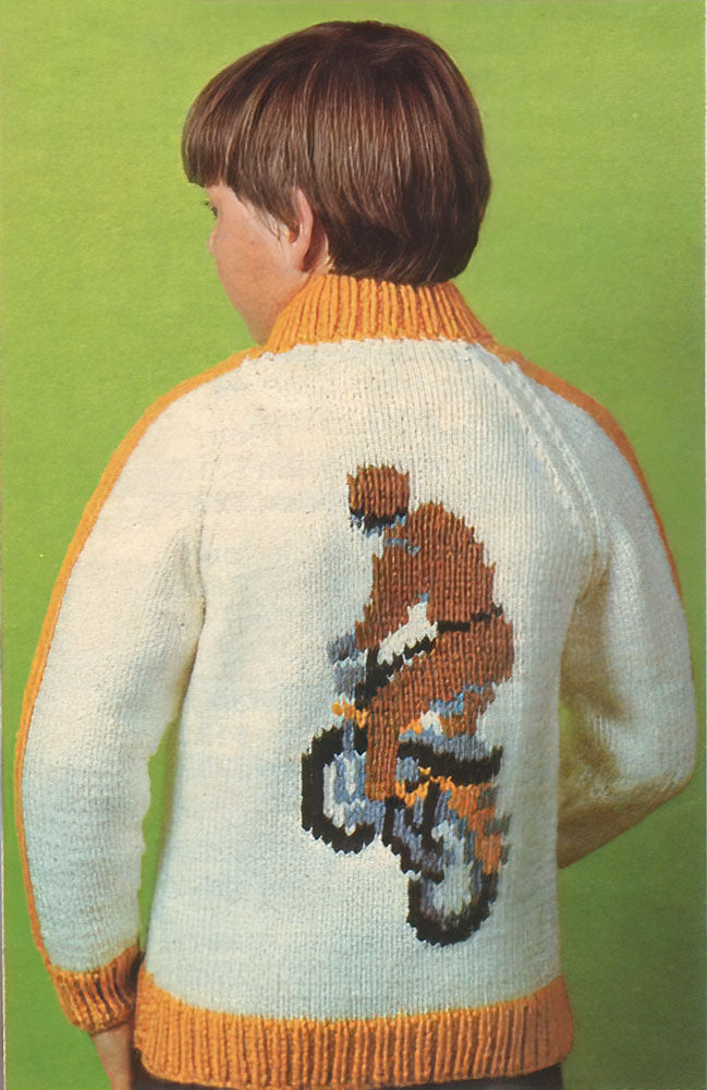 Children's Recreational Vehicles Cardigan Pattern