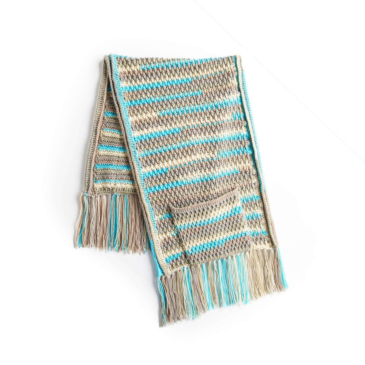 Free Crochet With Love Pocket Shawl Pattern