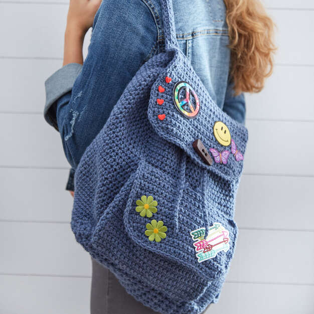 Free Crochet Patch Backpack Pattern