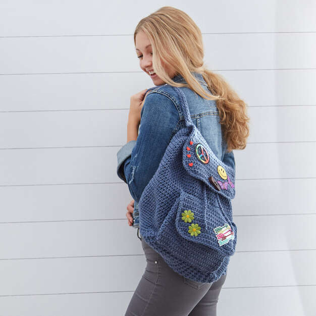 Free Crochet Patch Backpack Pattern