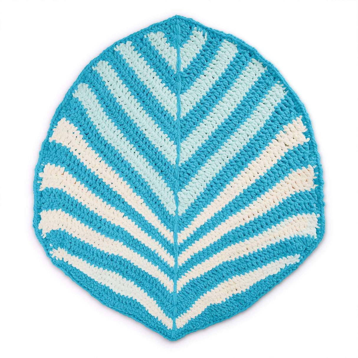 Free Leafy Time Crochet Baby Playmat Pattern