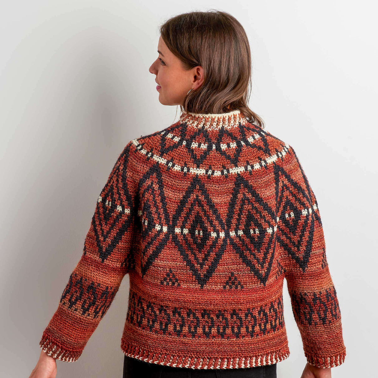 Free Alcona Colourwork Crochet Sweater Pattern