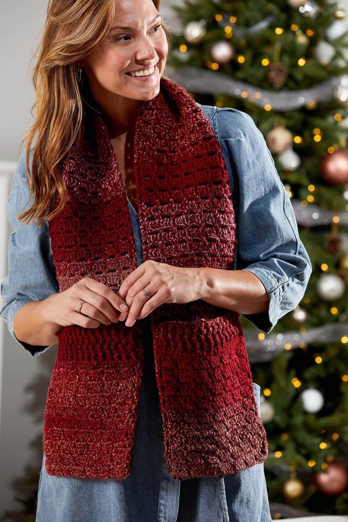 Free Pocket Scarf Pattern
