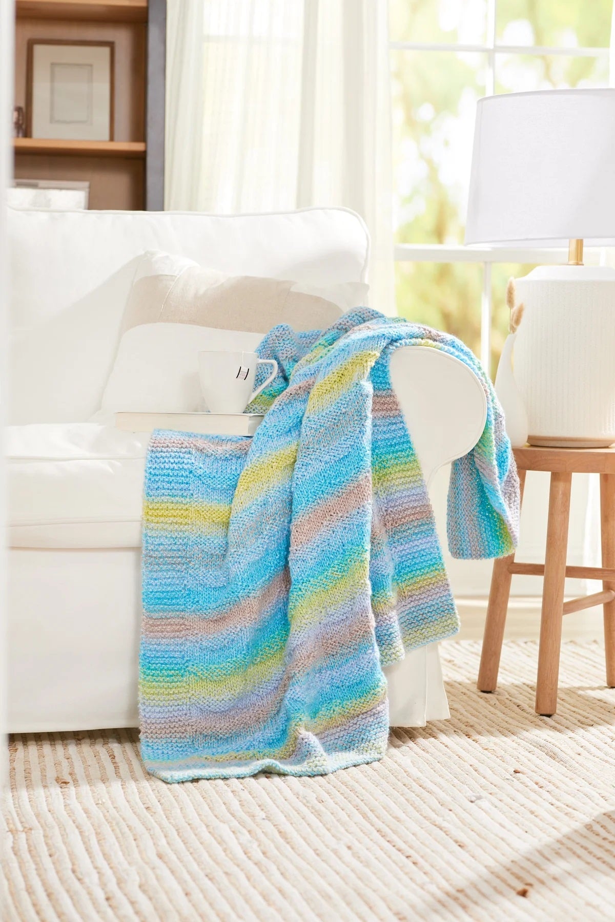 Free Wavy Scallops Throw Pattern