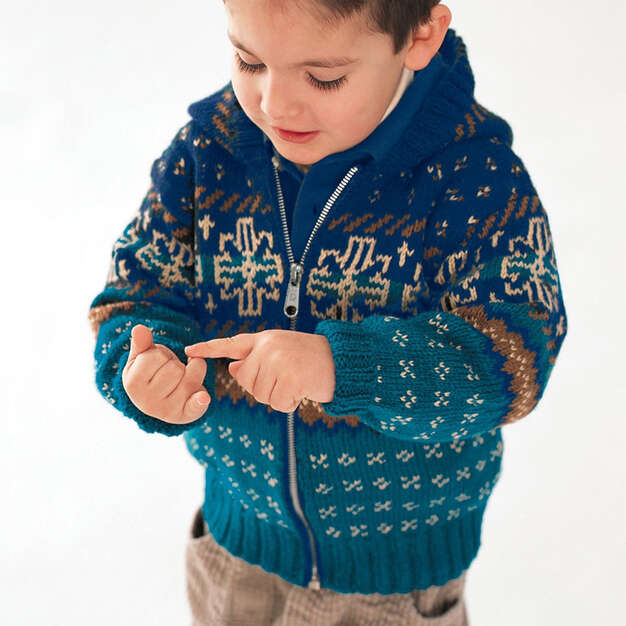 Free Nordic Hooded Jacket Pattern