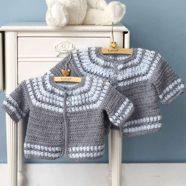 Free Cluster Yoke Cardigan Pattern