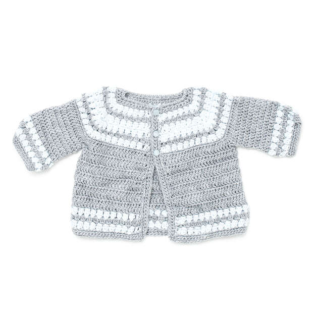Free Cluster Yoke Cardigan Pattern
