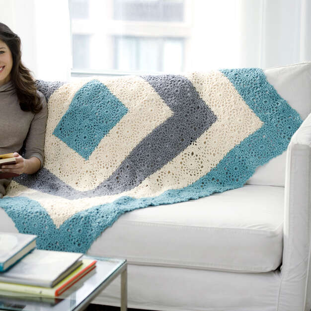 Free Square Upon Square Throw Pattern