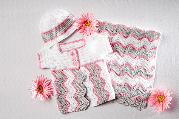 Free Baby Chevron Blanket Pattern