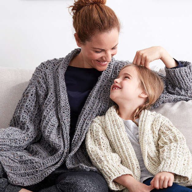 Modèle de cardigan au crochet gratuit Chill Time