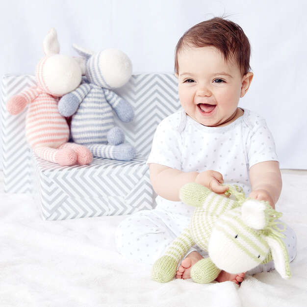 Free Knit Zebra Pattern