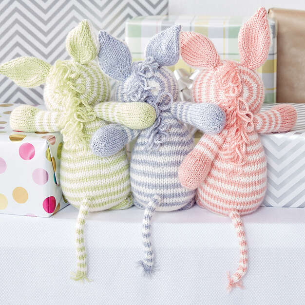 Free Knit Zebra Pattern