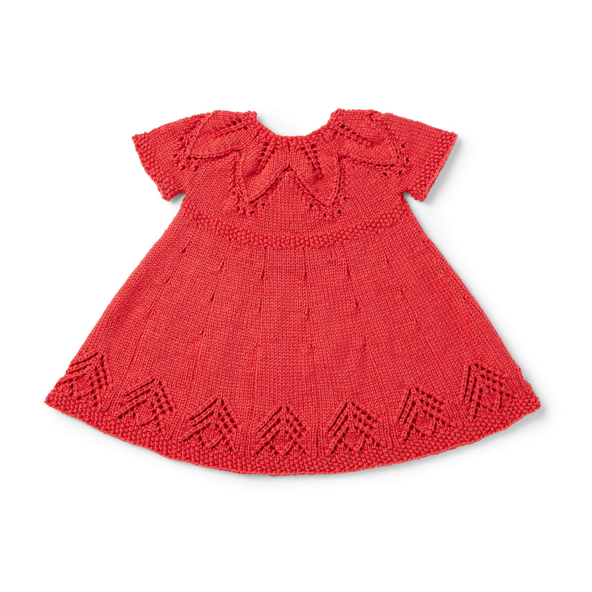 Free Fairy Leaves Knit Dress Pattern