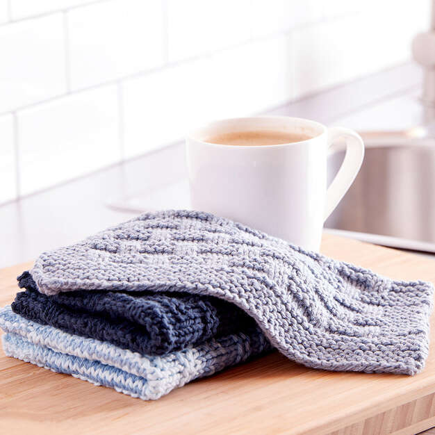 Free Textured Knit Dishcloth Pattern