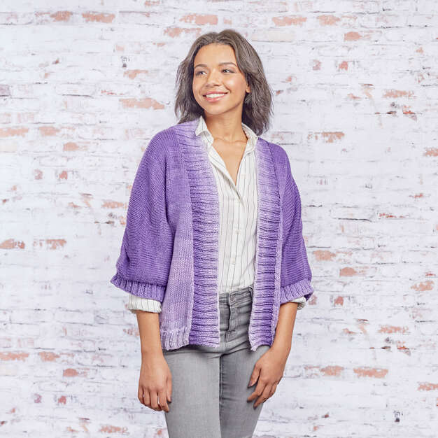 Free Knit Kimono Style Jacket Pattern