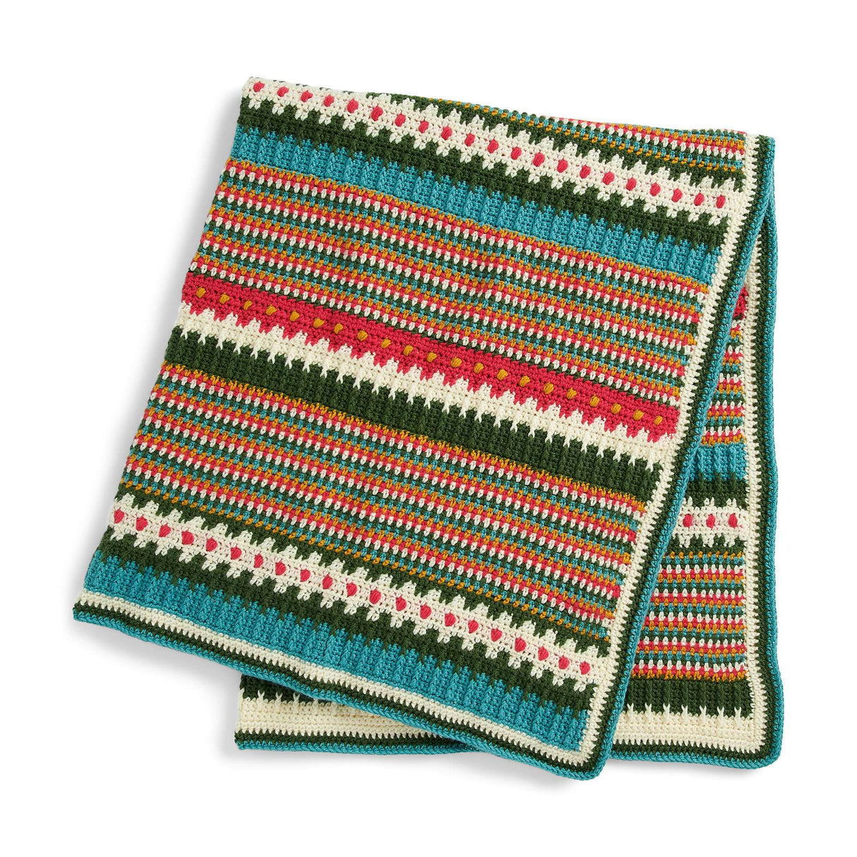 Free Happy Holidays Crochet Blanket Pattern