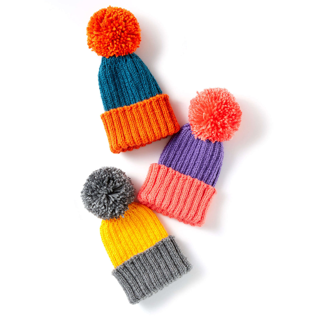 Free Colour Dip Knit Child's Hat Pattern